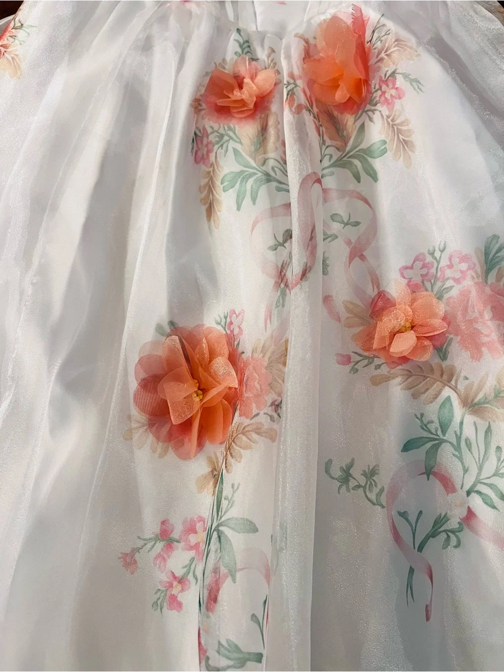 Disney Beautiful Belle White, Live Action Wedding Dress Size 5/6